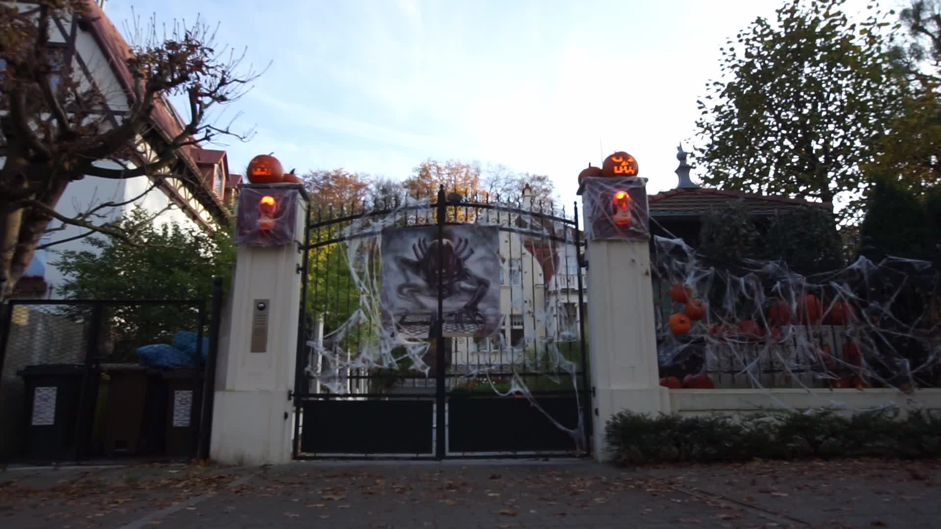 Halloween Decorations In Gdansk, Poland