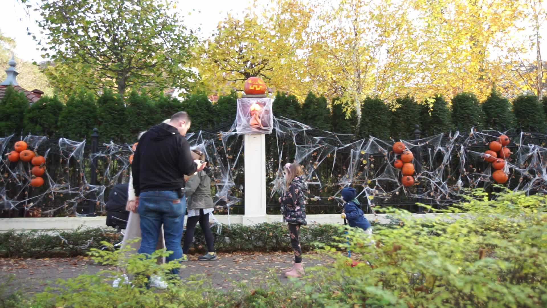 Halloween Decorations In Gdansk, Poland