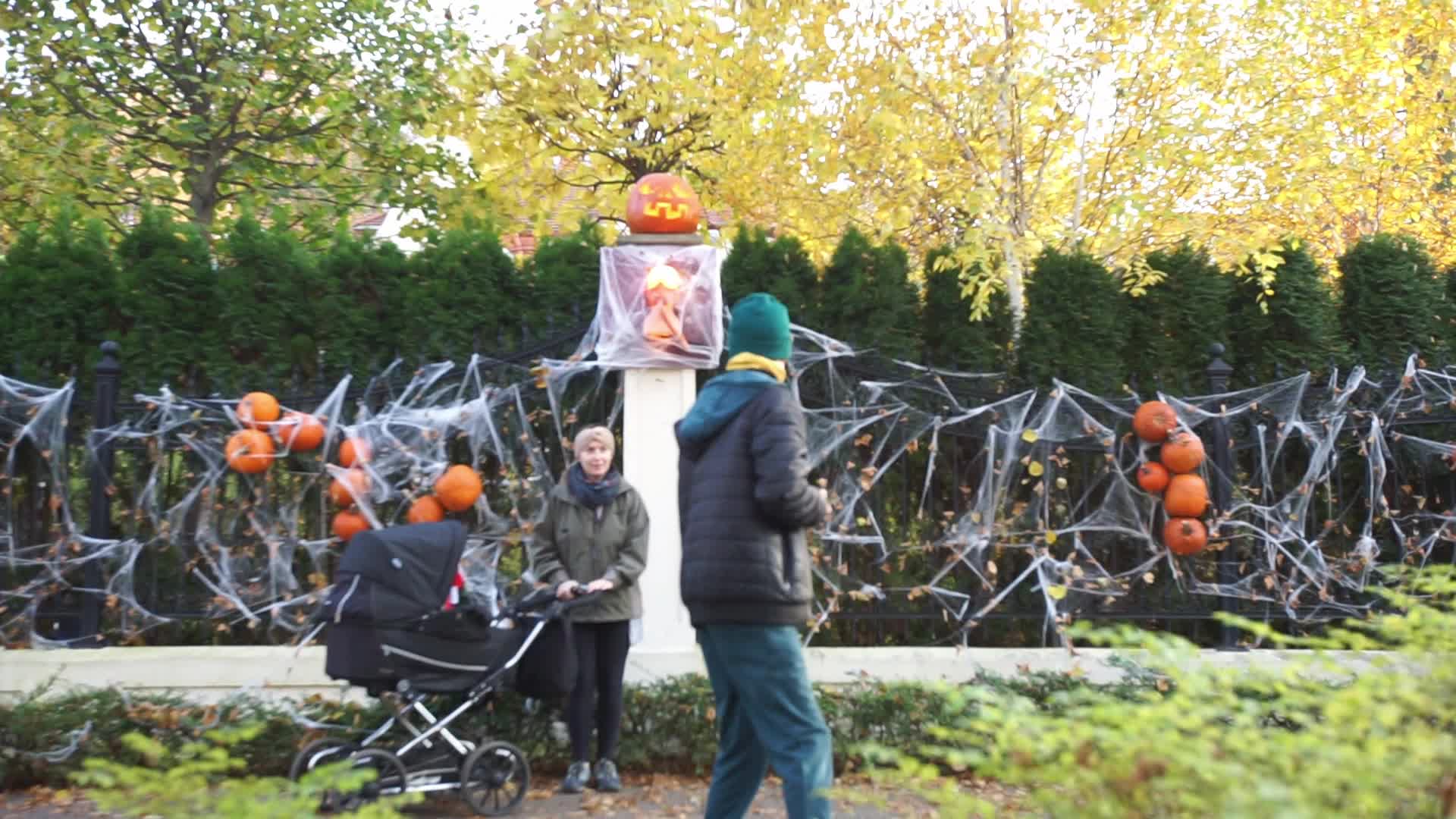 Halloween Decorations In Gdansk, Poland