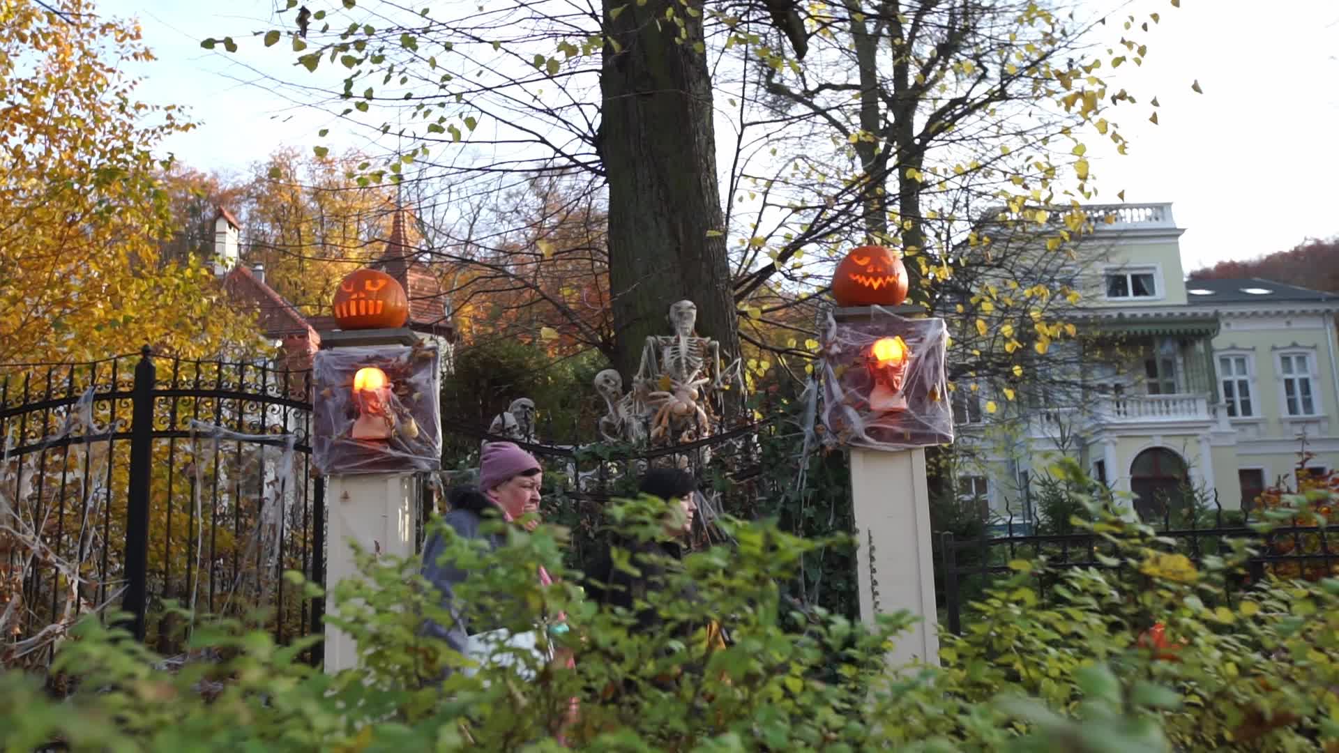 Halloween Decorations In Gdansk, Poland
