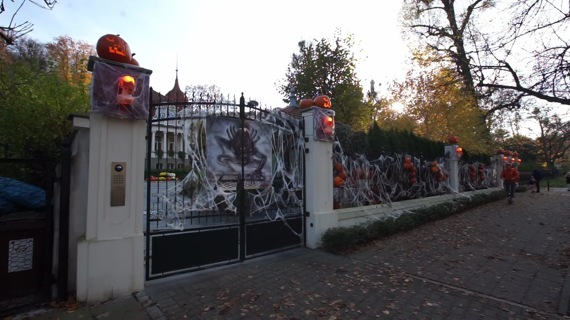 Halloween Decorations In Gdansk, Poland