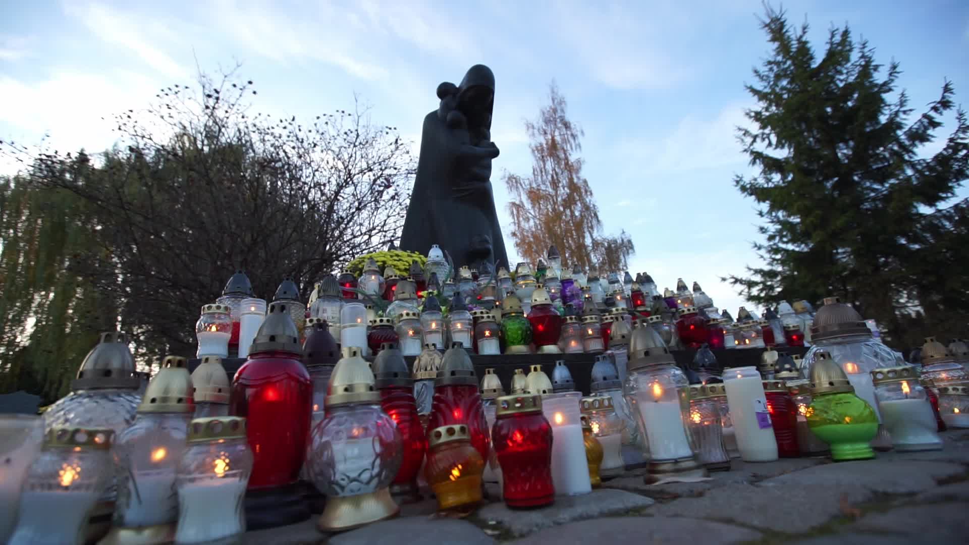 All Saint's Day In Gdansk, Poland