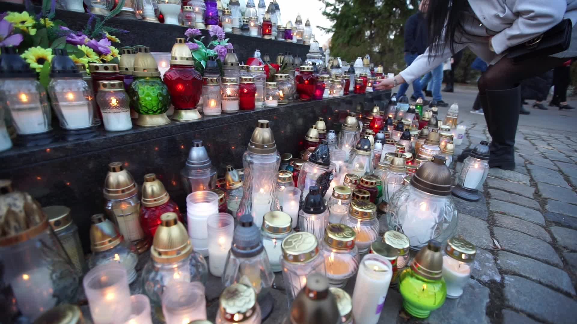 All Saint's Day In Gdansk, Poland