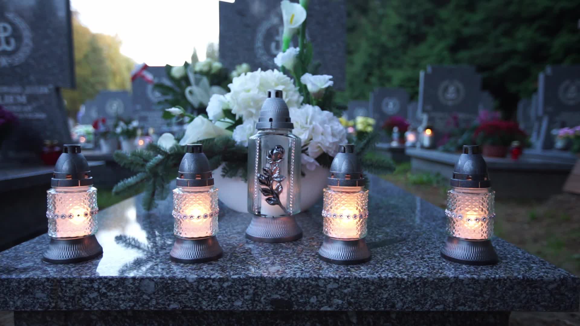 All Saint's Day In Gdansk, Poland