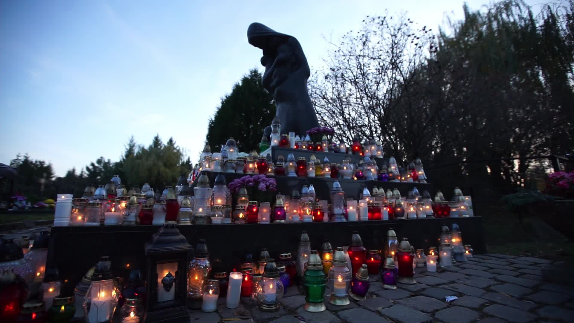 All Saint's Day In Gdansk, Poland