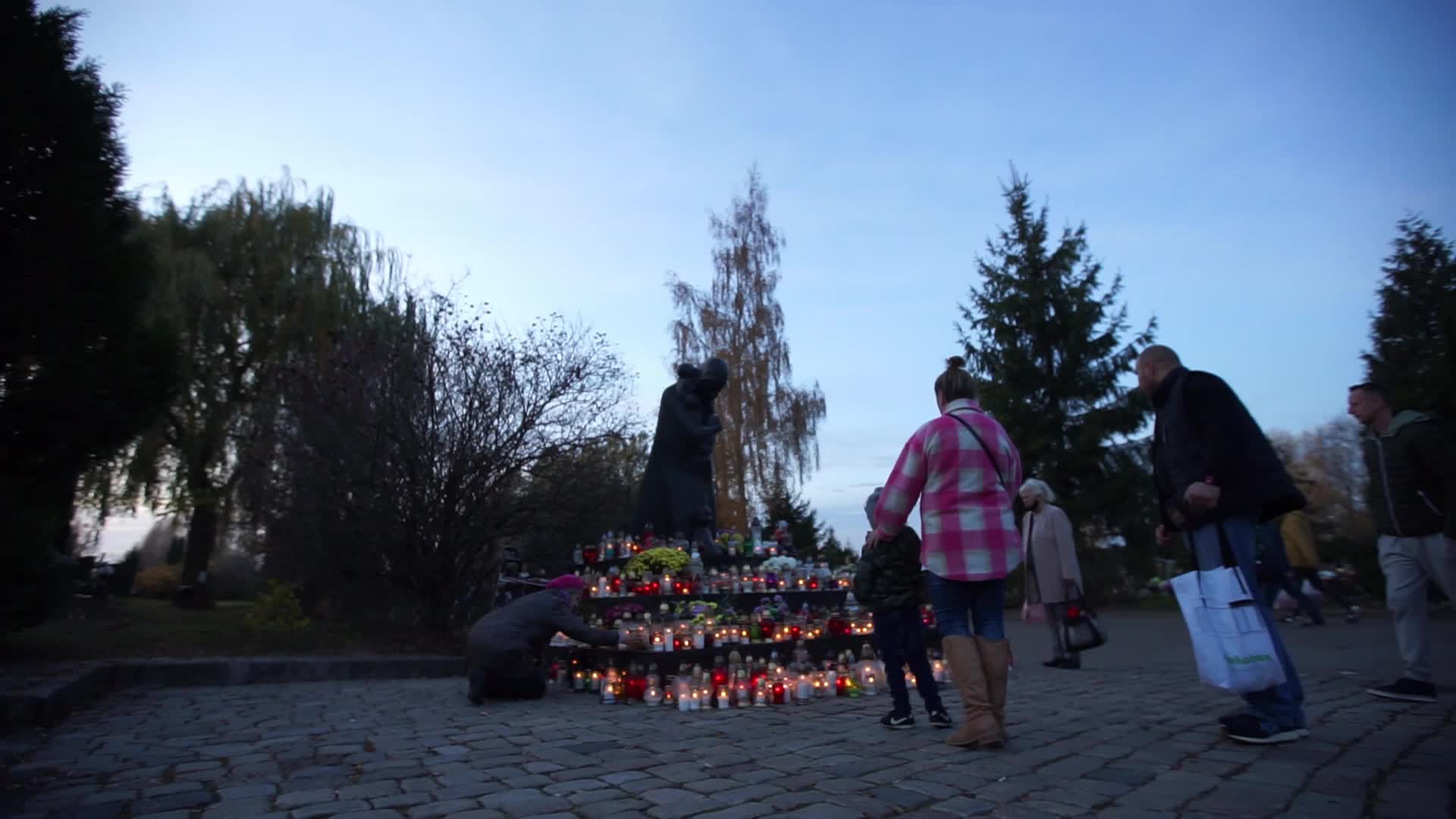 All Saint's Day In Gdansk, Poland