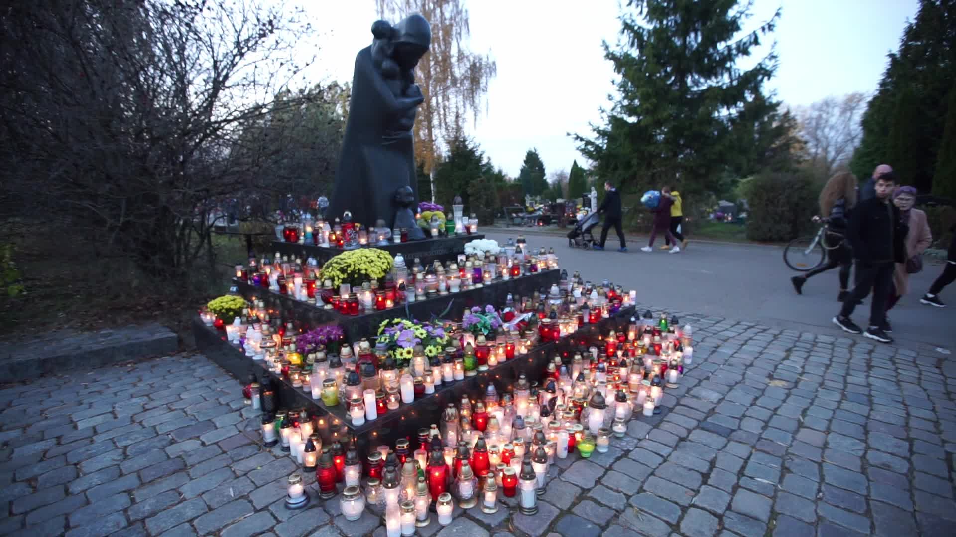 All Saint's Day In Gdansk, Poland