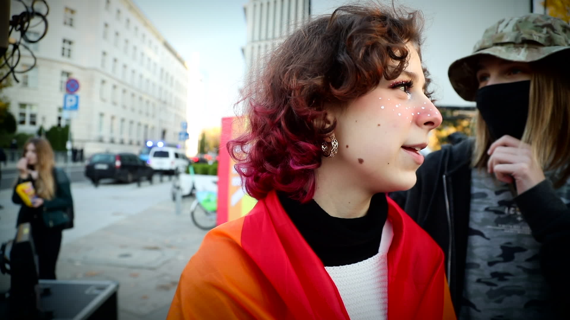 Rally in front of Parliament in Warsaw against anti-LGBT law