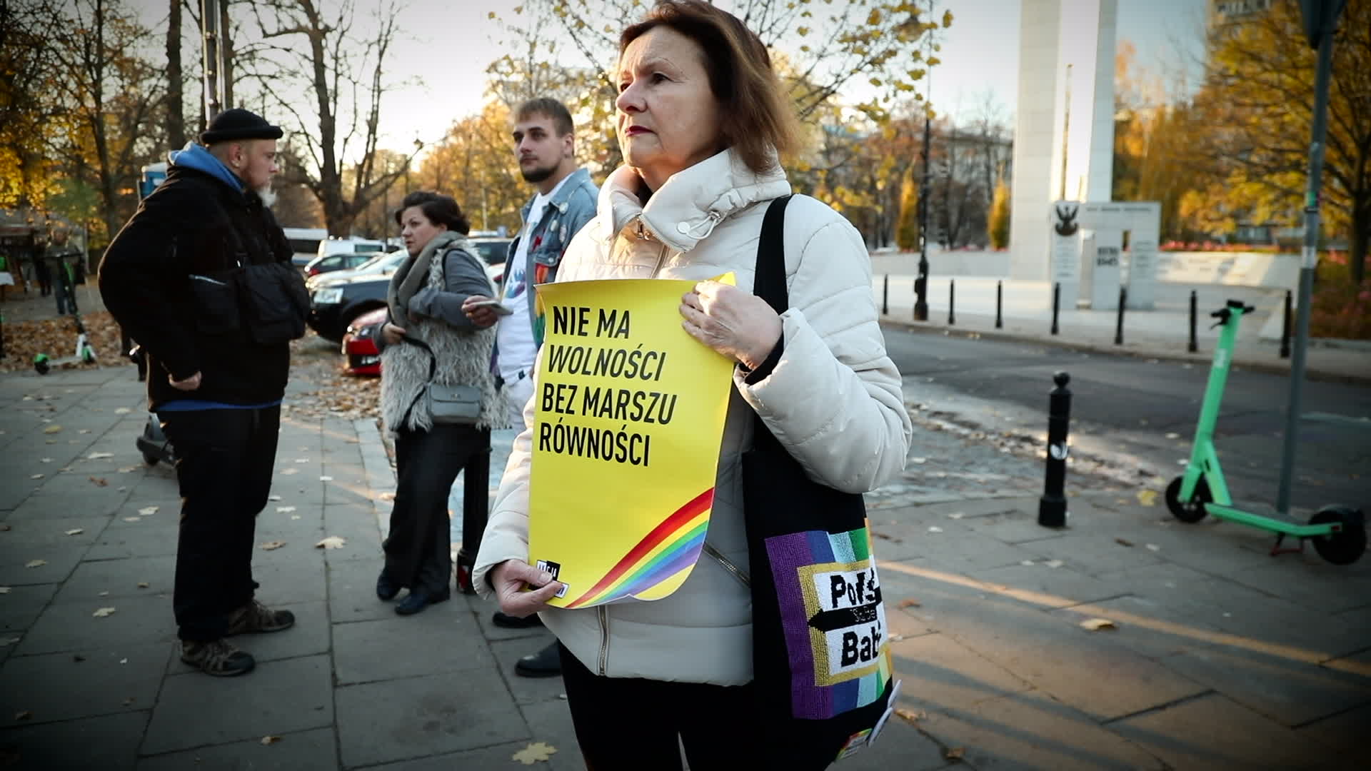Rally in front of Parliament in Warsaw against anti-LGBT law