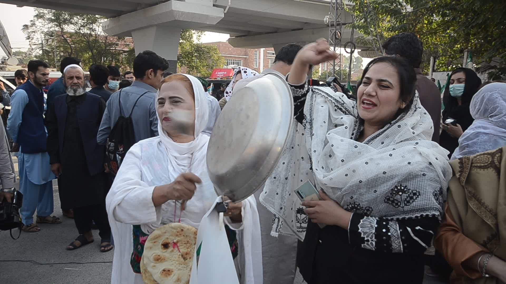 Protest against Prime Minister Imran Khan in Peshawar