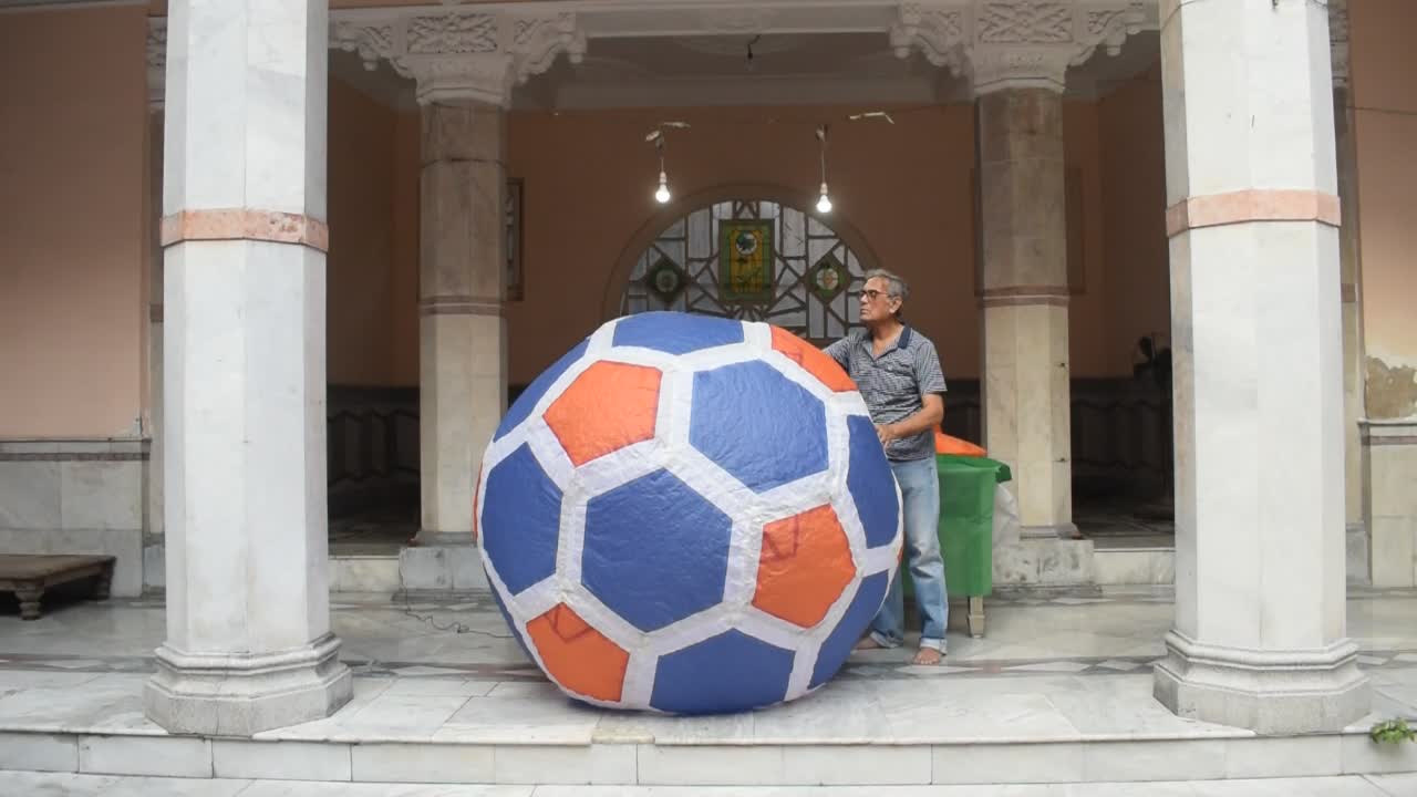 Making of Sky Lanterns for Diwali Festival
