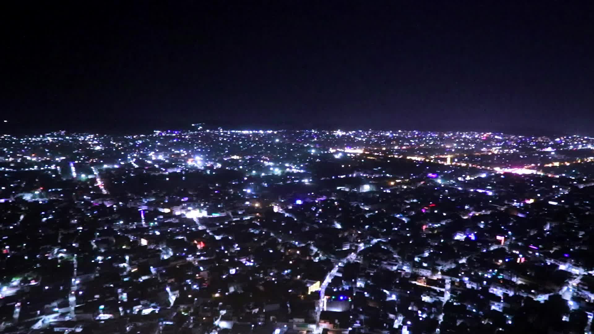 Aerial View Of Jaipur Ahead Diwali Festival