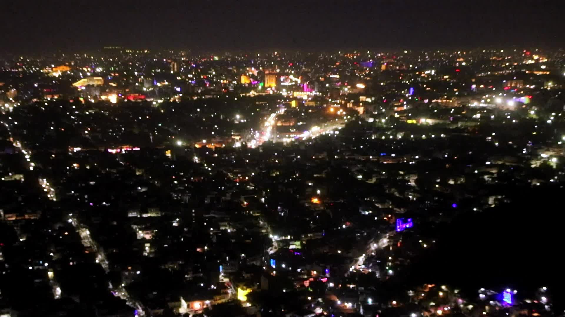 Aerial View Of Jaipur Ahead Diwali Festival