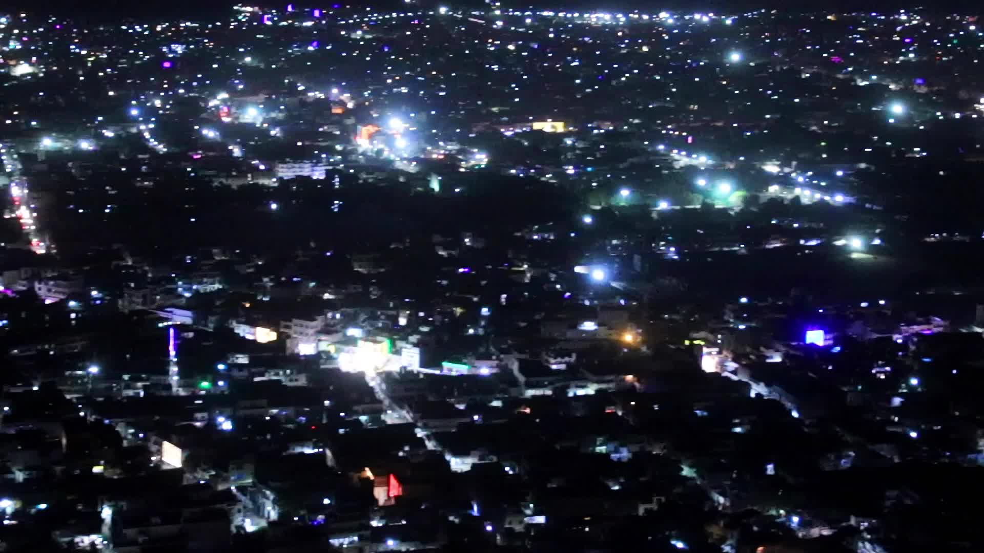 Aerial View Of Jaipur Ahead Diwali Festival