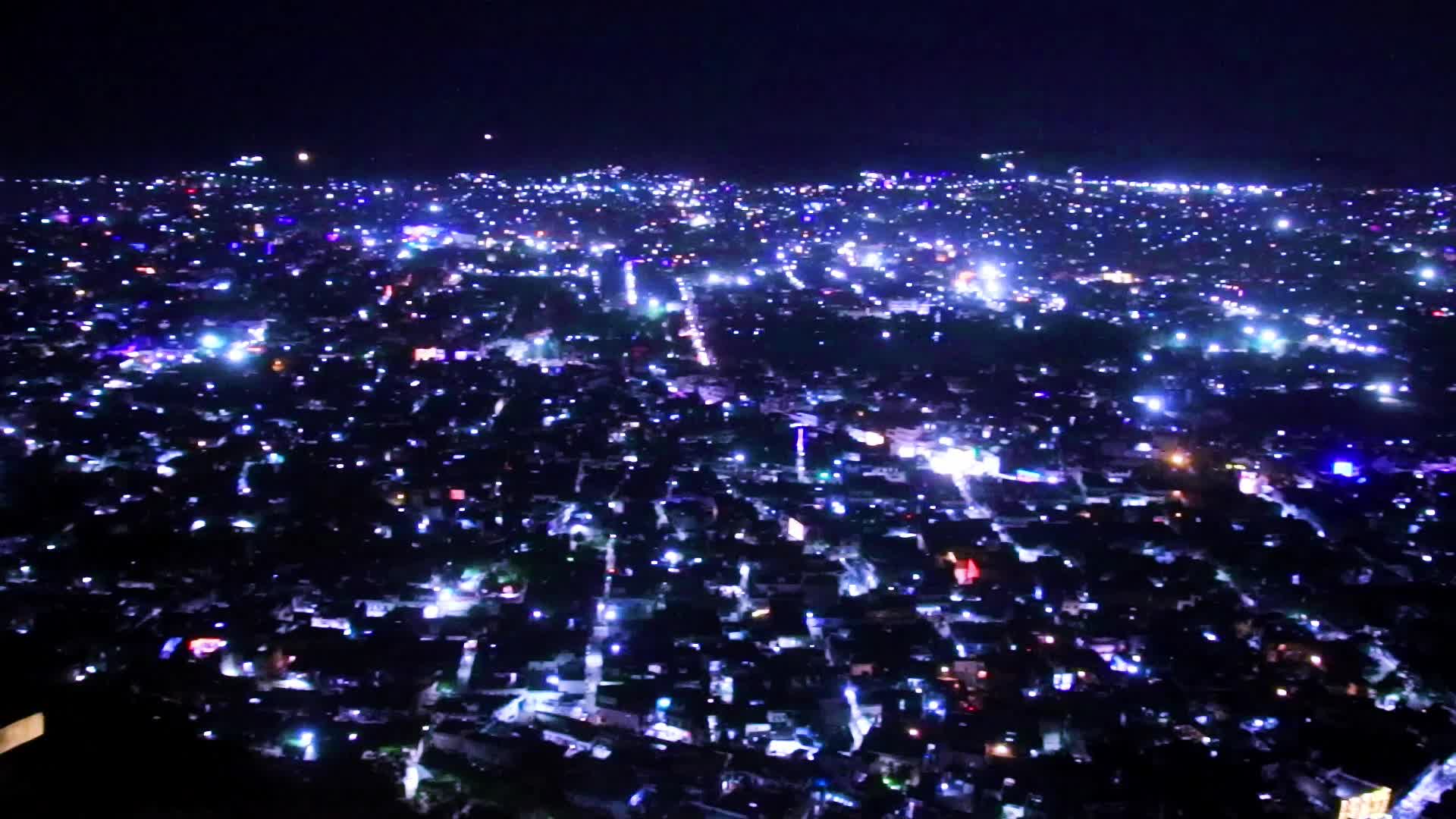 Aerial View Of Jaipur Ahead Diwali Festival