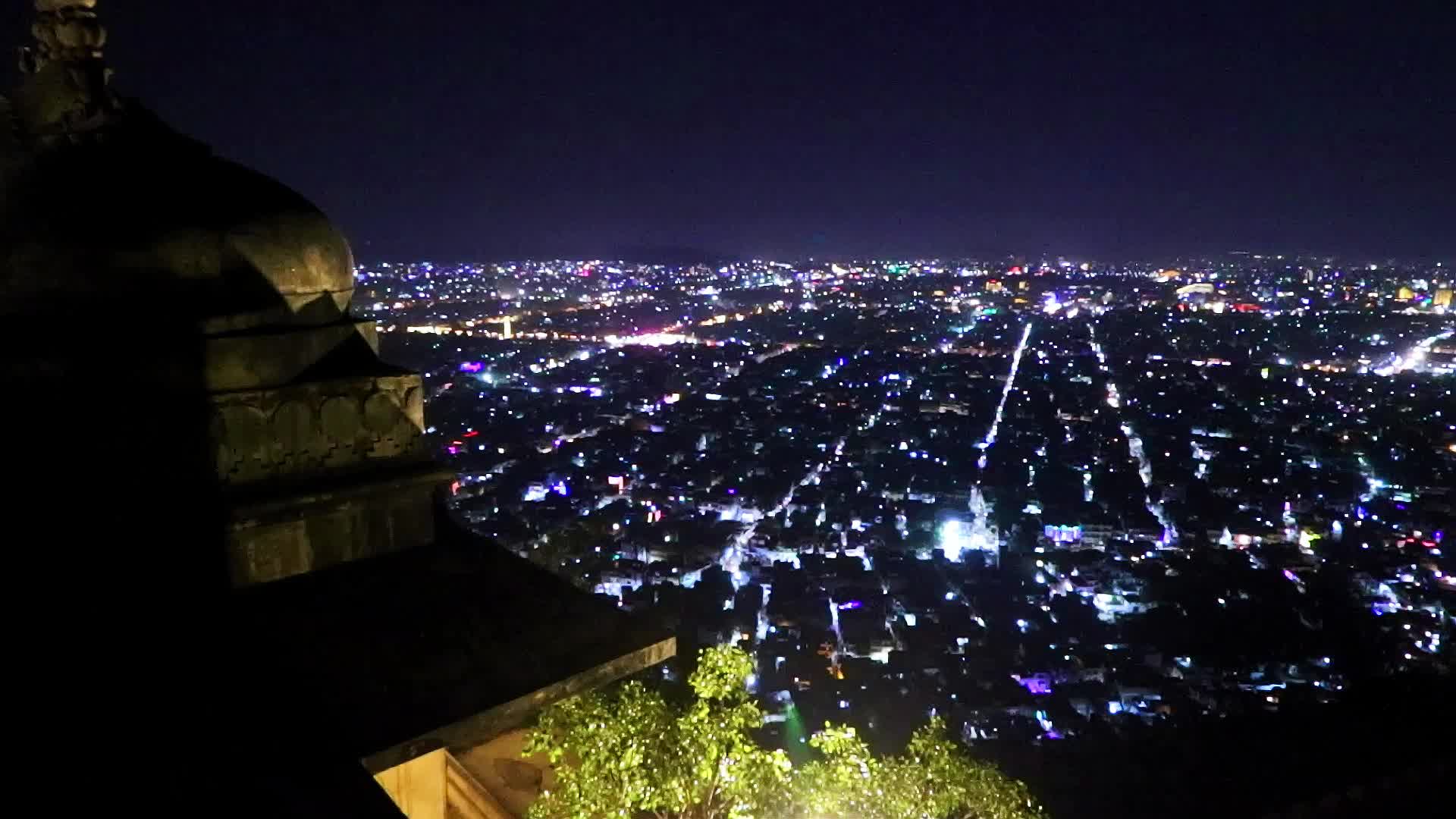 Aerial View Of Jaipur Ahead Diwali Festival
