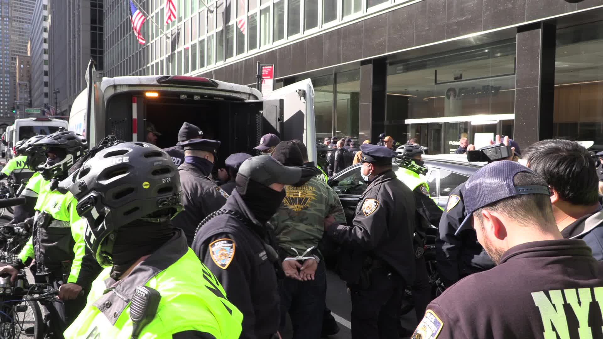 NYC: United Mine Workers protest