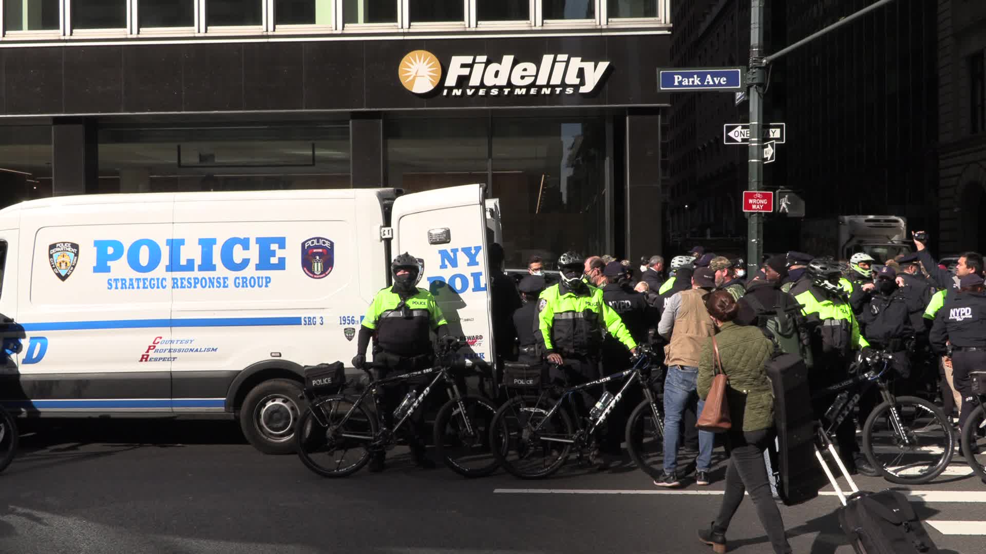 NYC: United Mine Workers protest