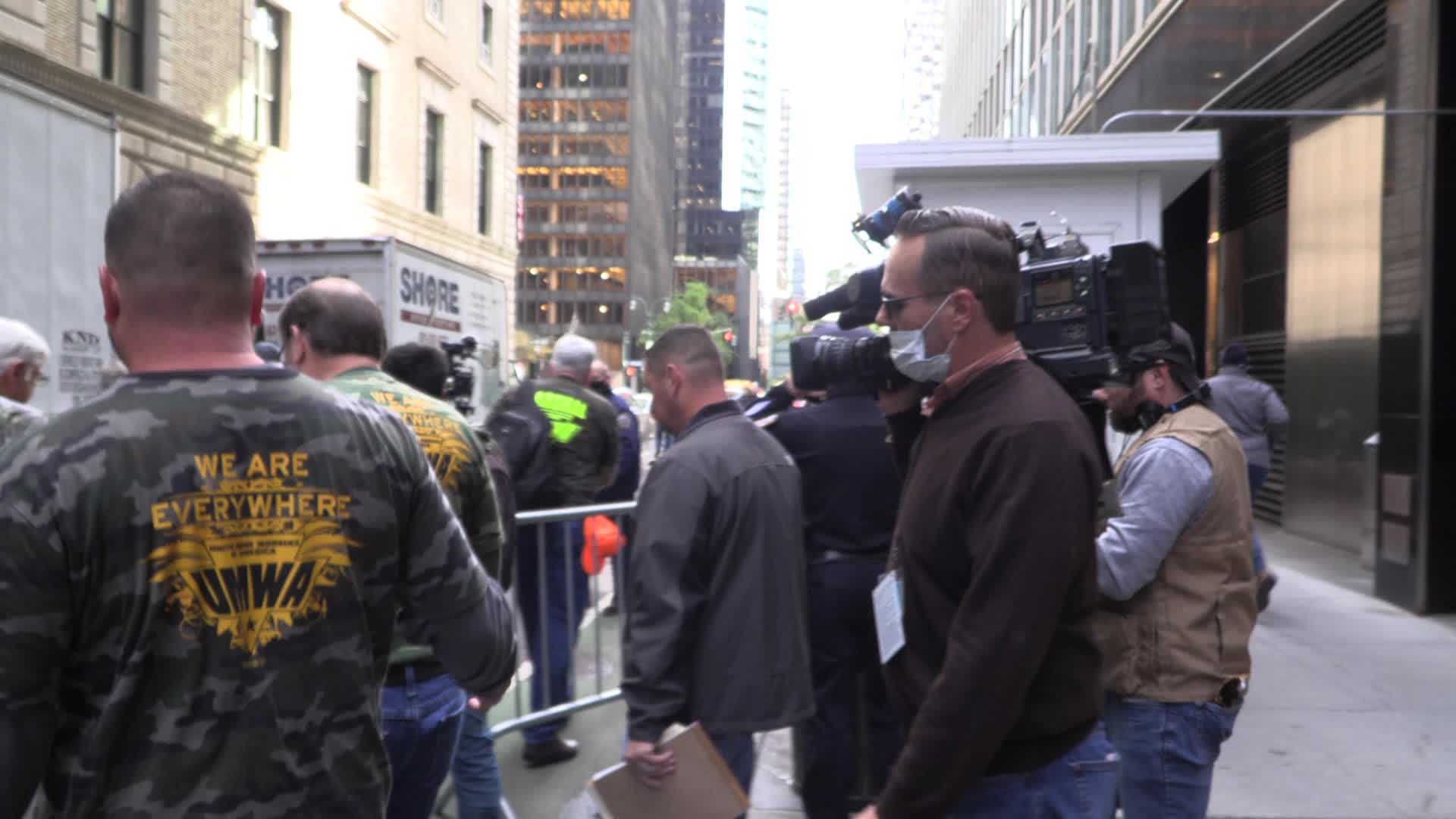 NYC: United Mine Workers protest