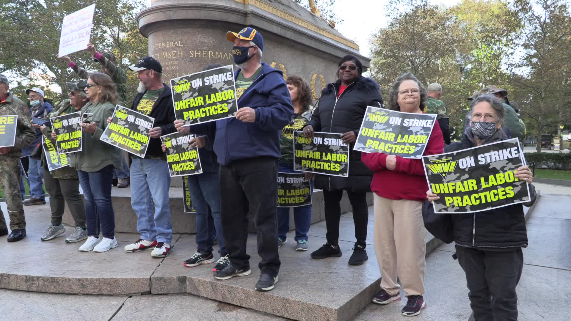 NYC: United Mine Workers protest
