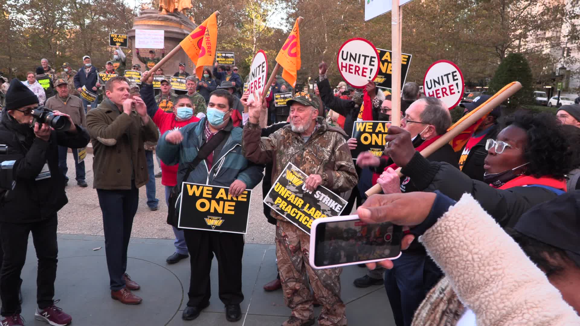 NYC: United Mine Workers protest