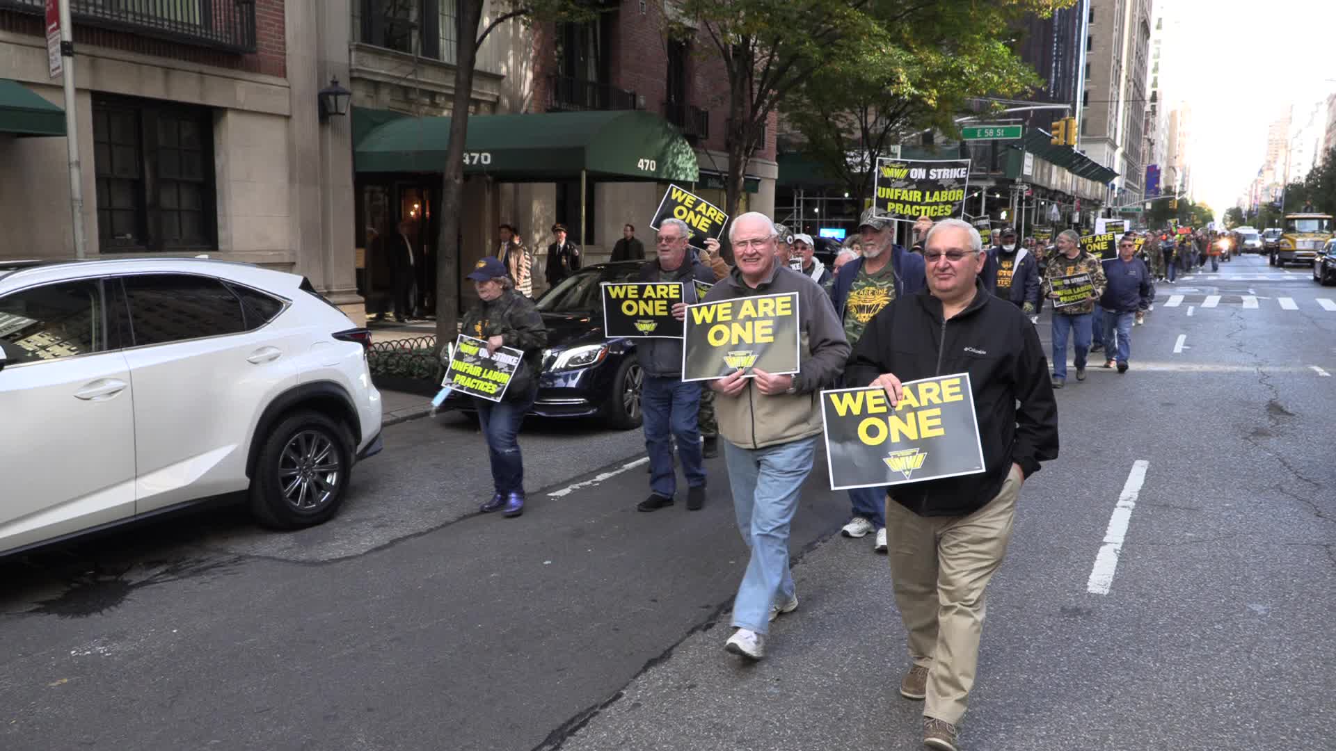 NYC: United Mine Workers protest