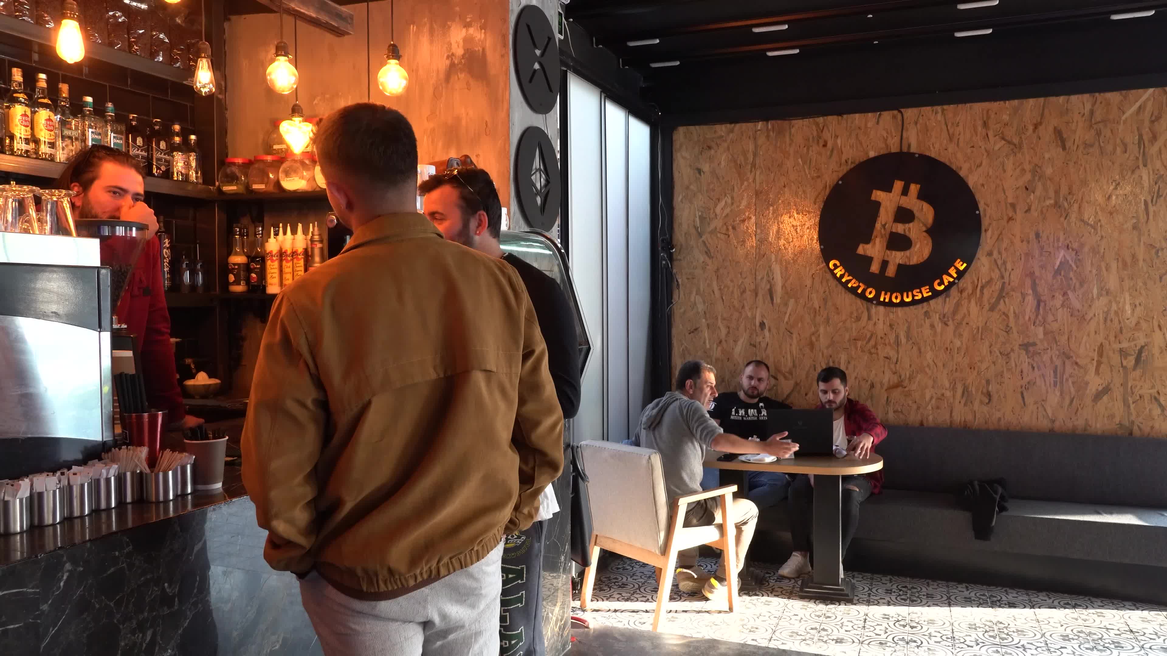 Turkey's first digital currency conceptual cafe, Izmir, Turkey