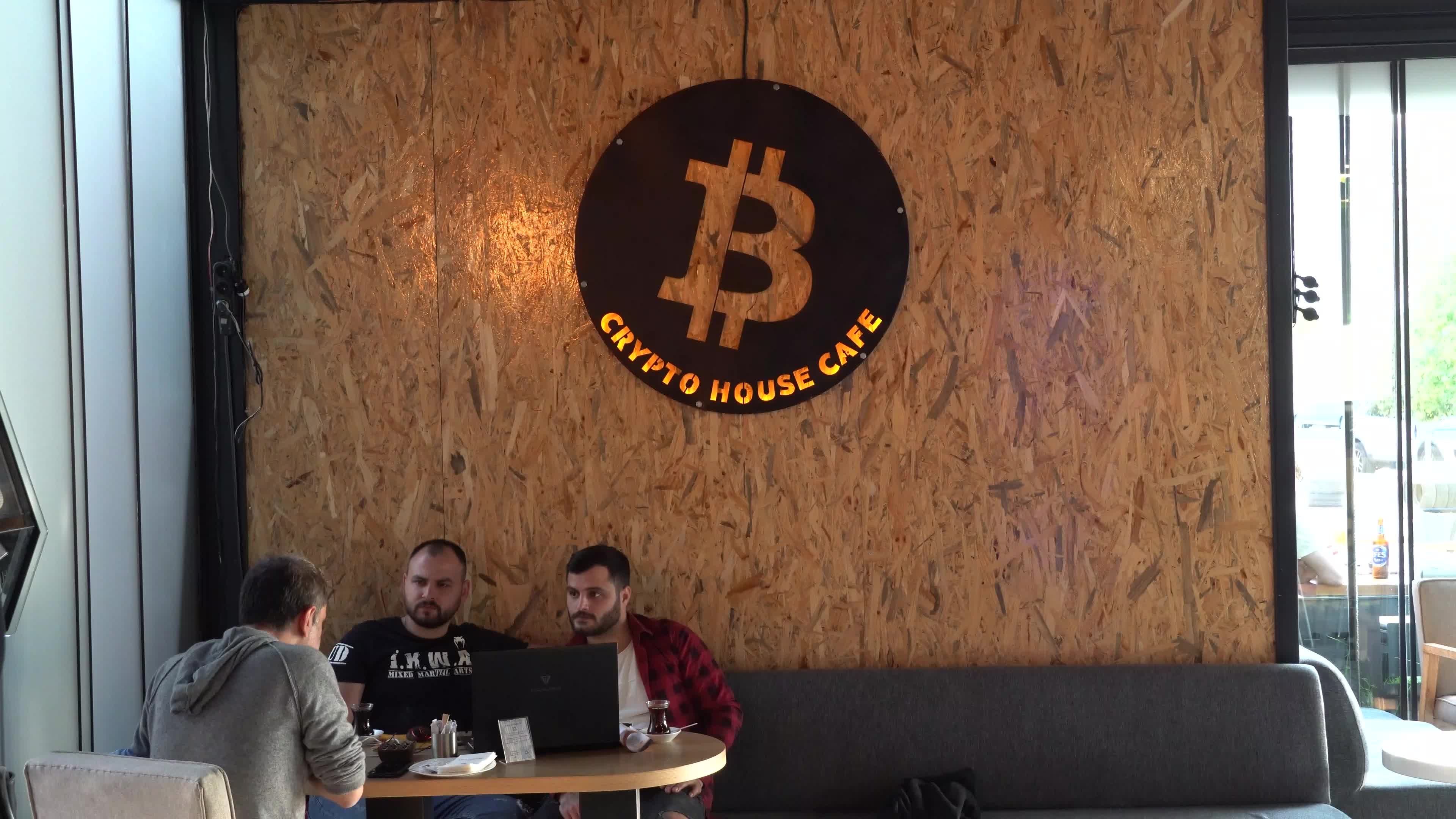 Turkey's first digital currency conceptual cafe, Izmir, Turkey