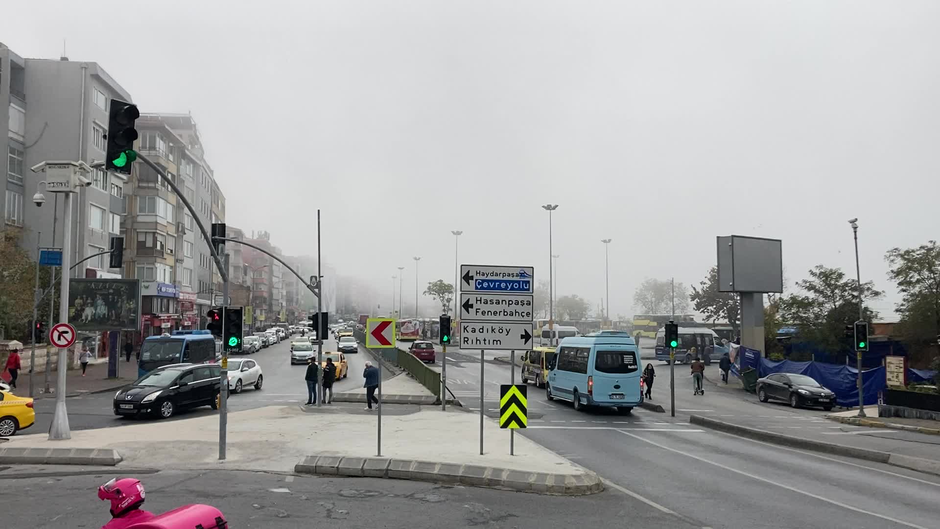 Fog in Istanbul