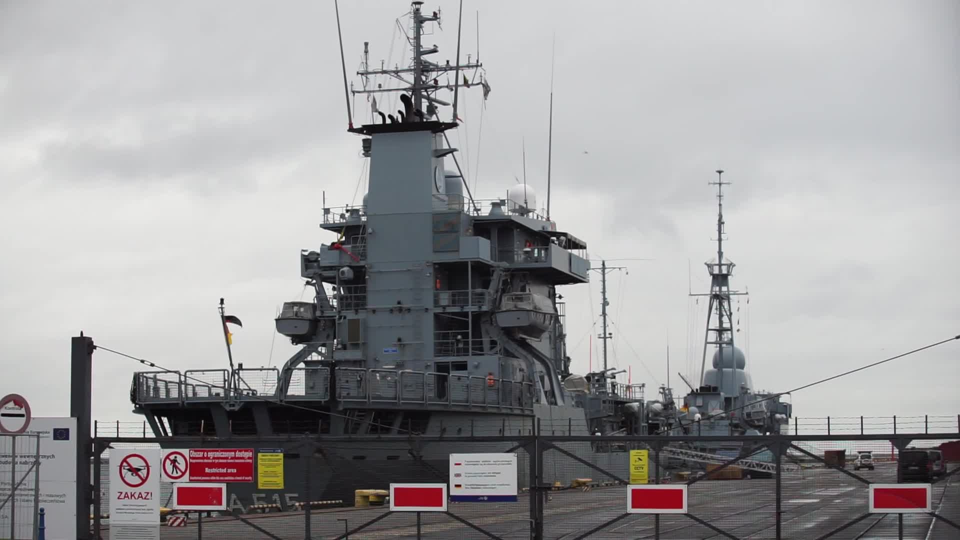 German Navy Vessels Visit Gdynia, Poland