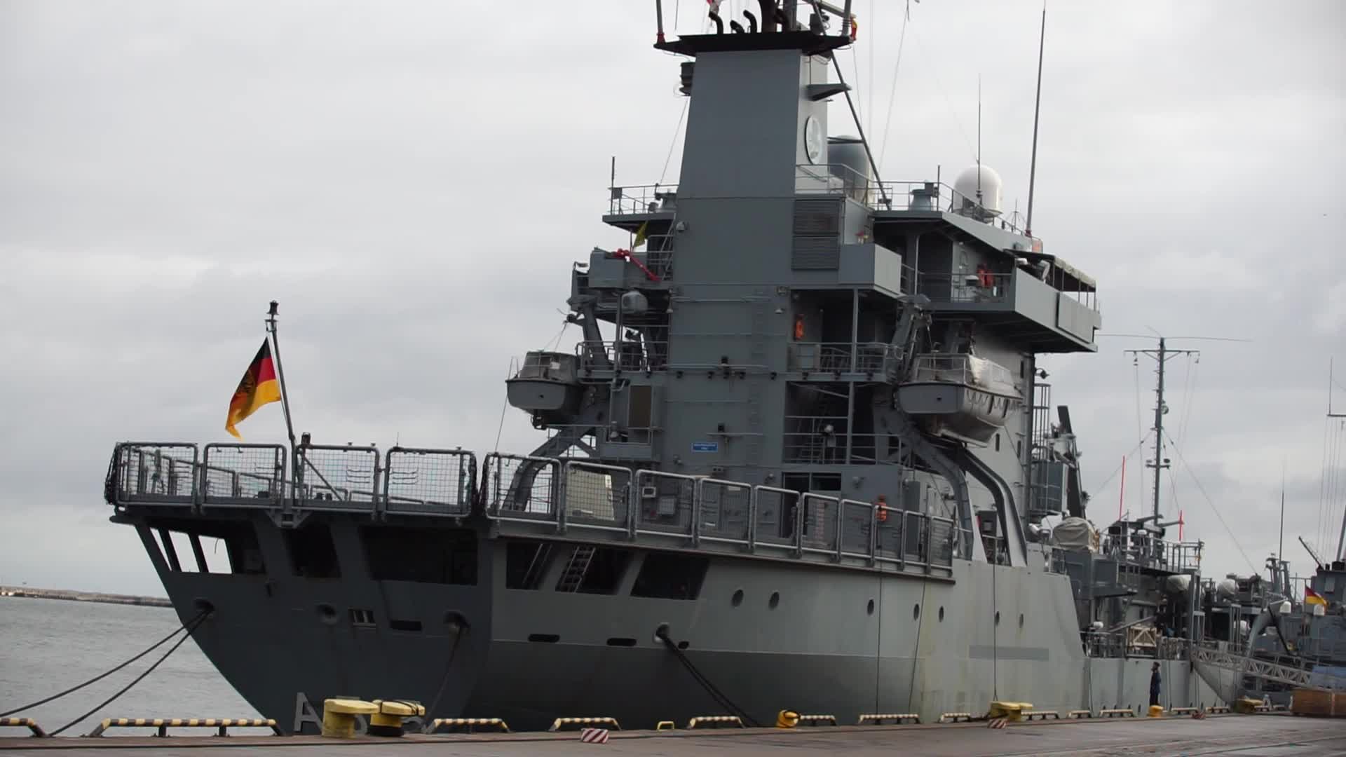 German Navy Vessels Visit Gdynia, Poland