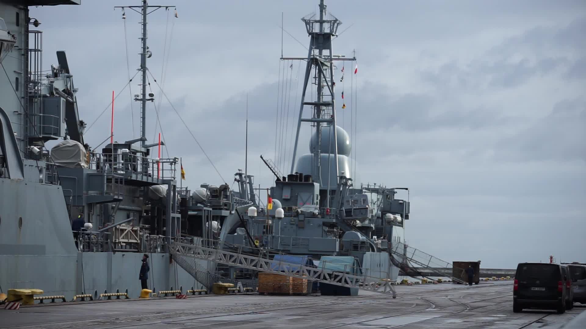 German Navy Vessels Visit Gdynia, Poland