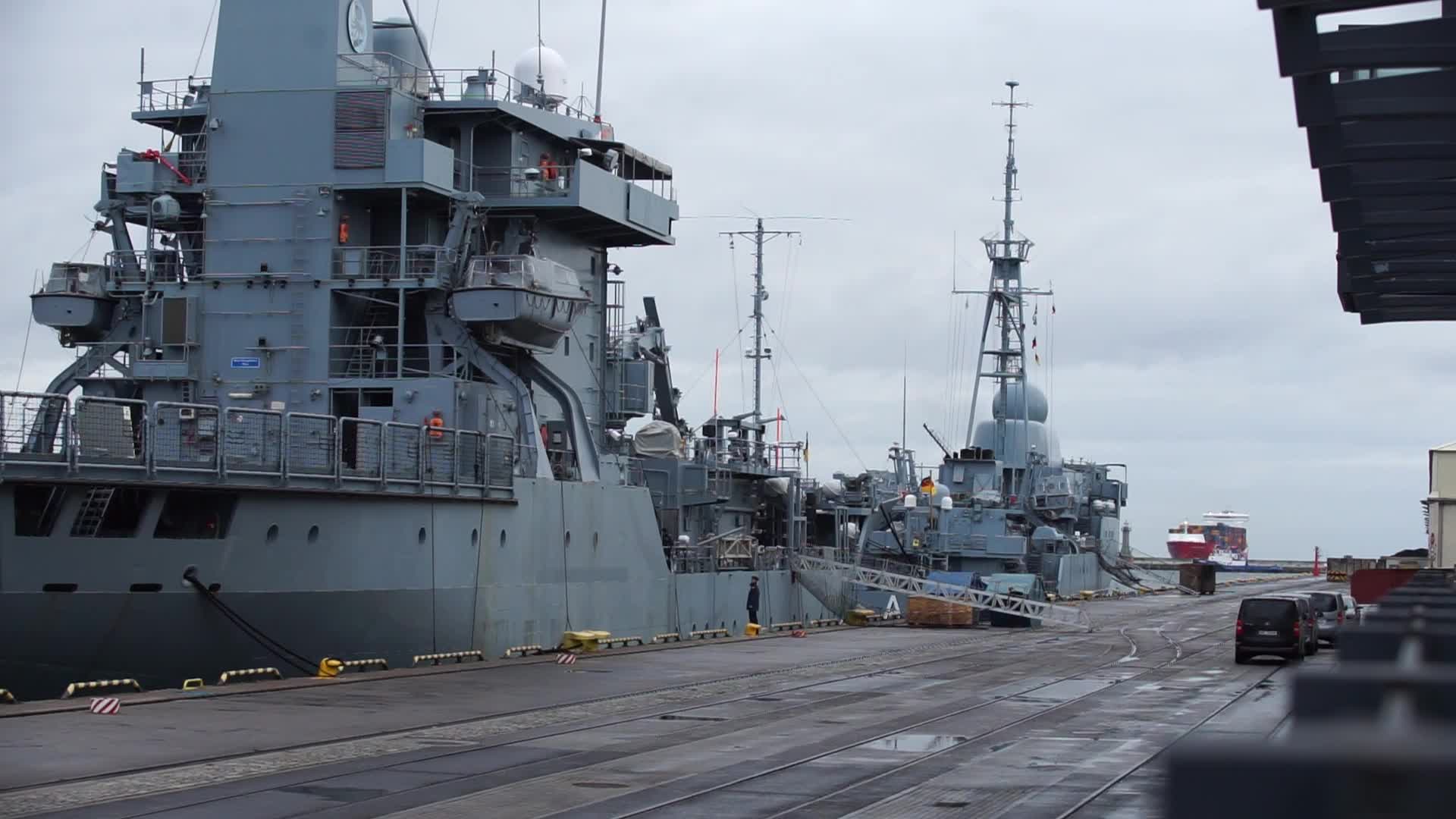 German Navy Vessels Visit Gdynia, Poland