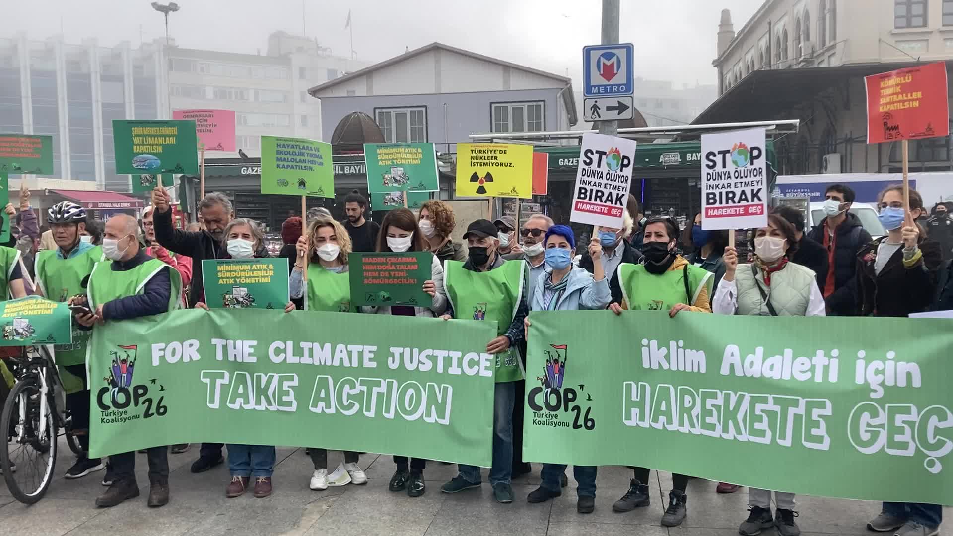 Climate Justice Day Protest in Istanbul