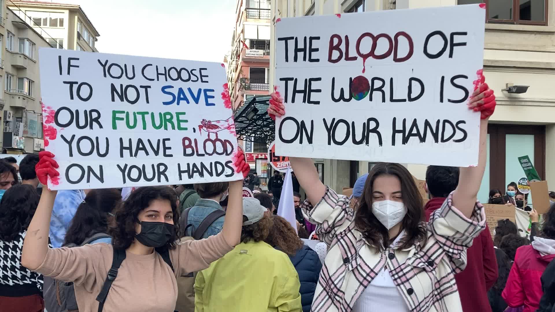 Climate Justice Day Protest in Istanbul