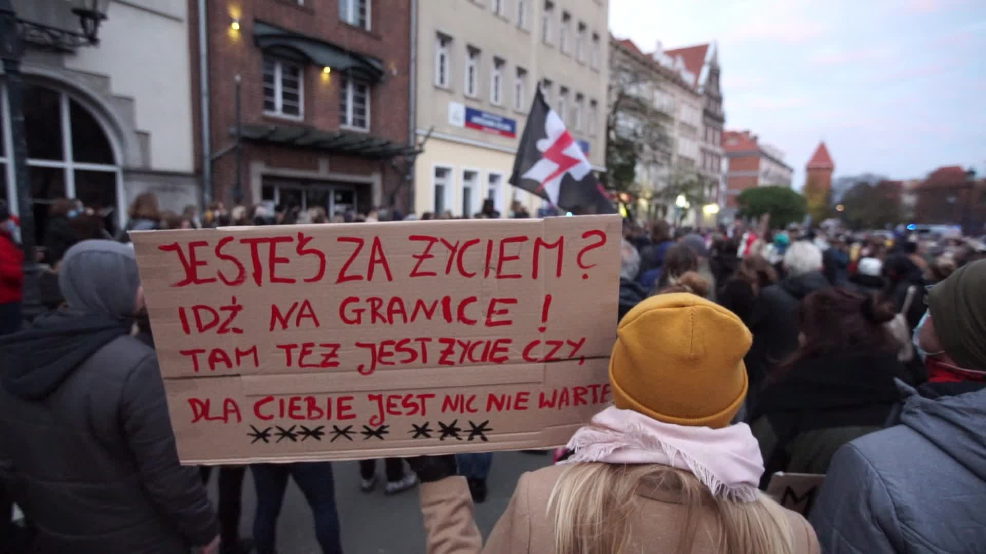 Protest Against Strict Abortion Law In Gdansk, Poland