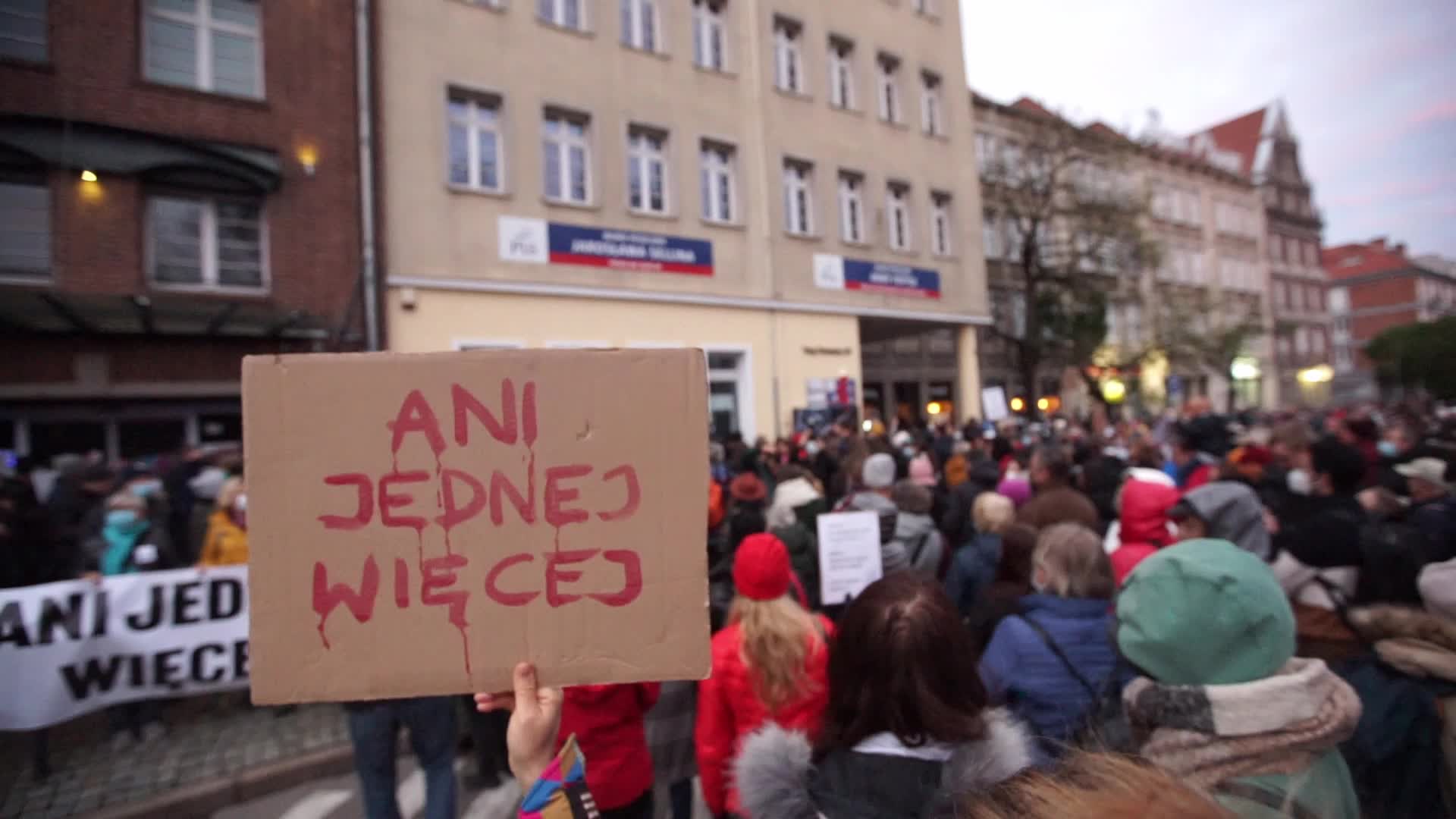 Protest Against Strict Abortion Law In Gdansk, Poland
