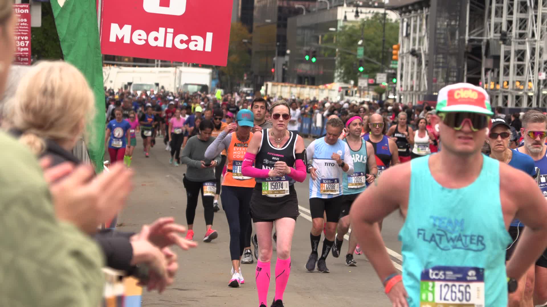 Thousands run in 50th New York City Marathon