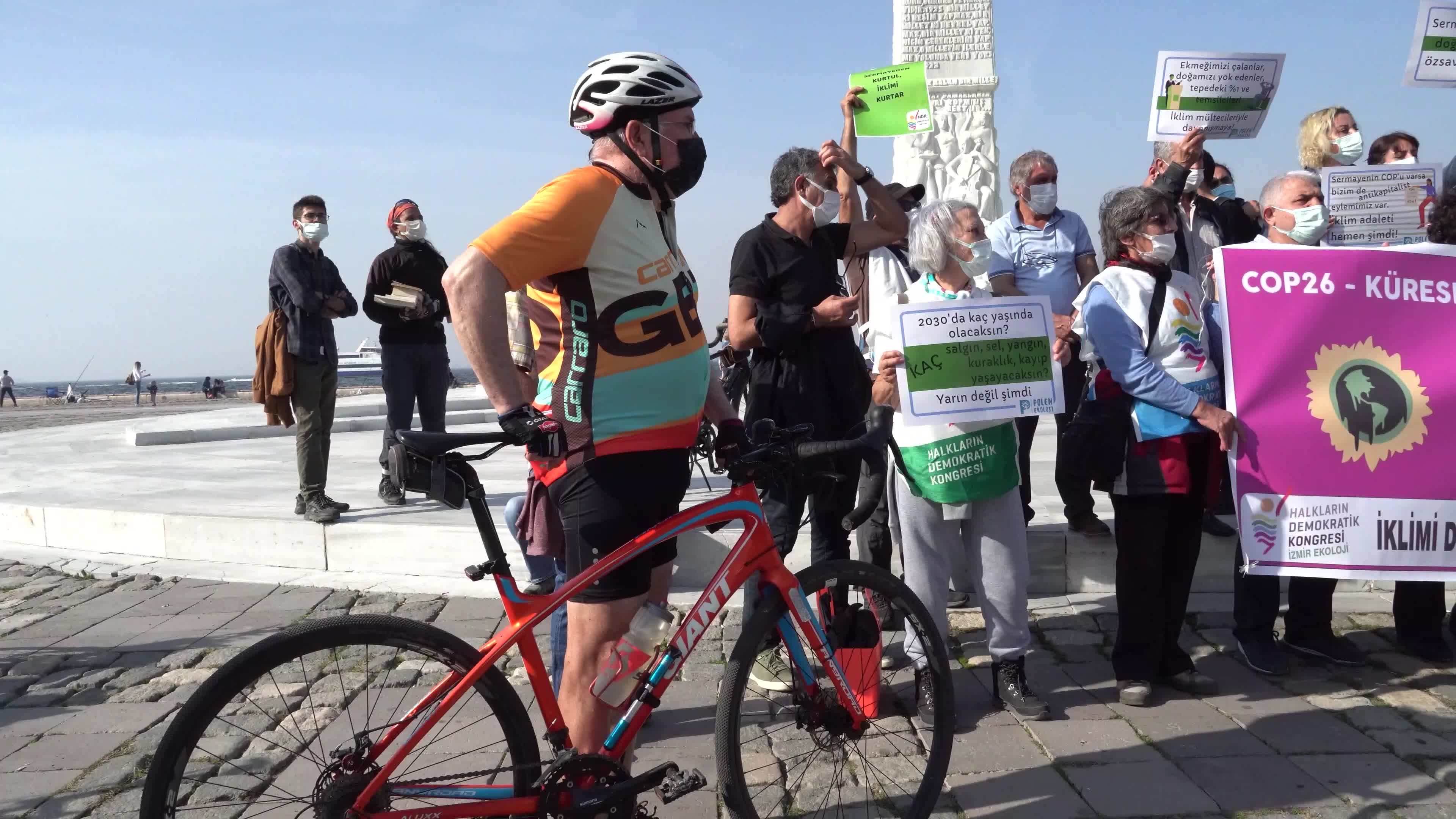 Global Demonstration for COP26- Climate Summit, Izmir, Turkey 
