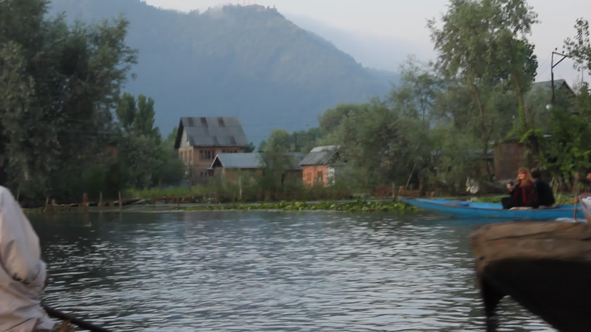 Floating vegetable market on Dal Lake in Srinagar
