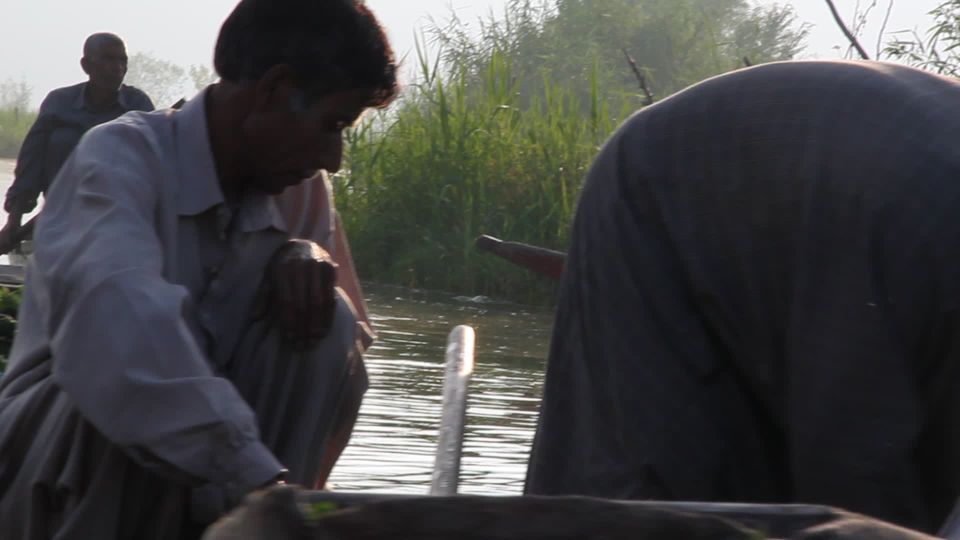 Floating vegetable market on Dal Lake in Srinagar