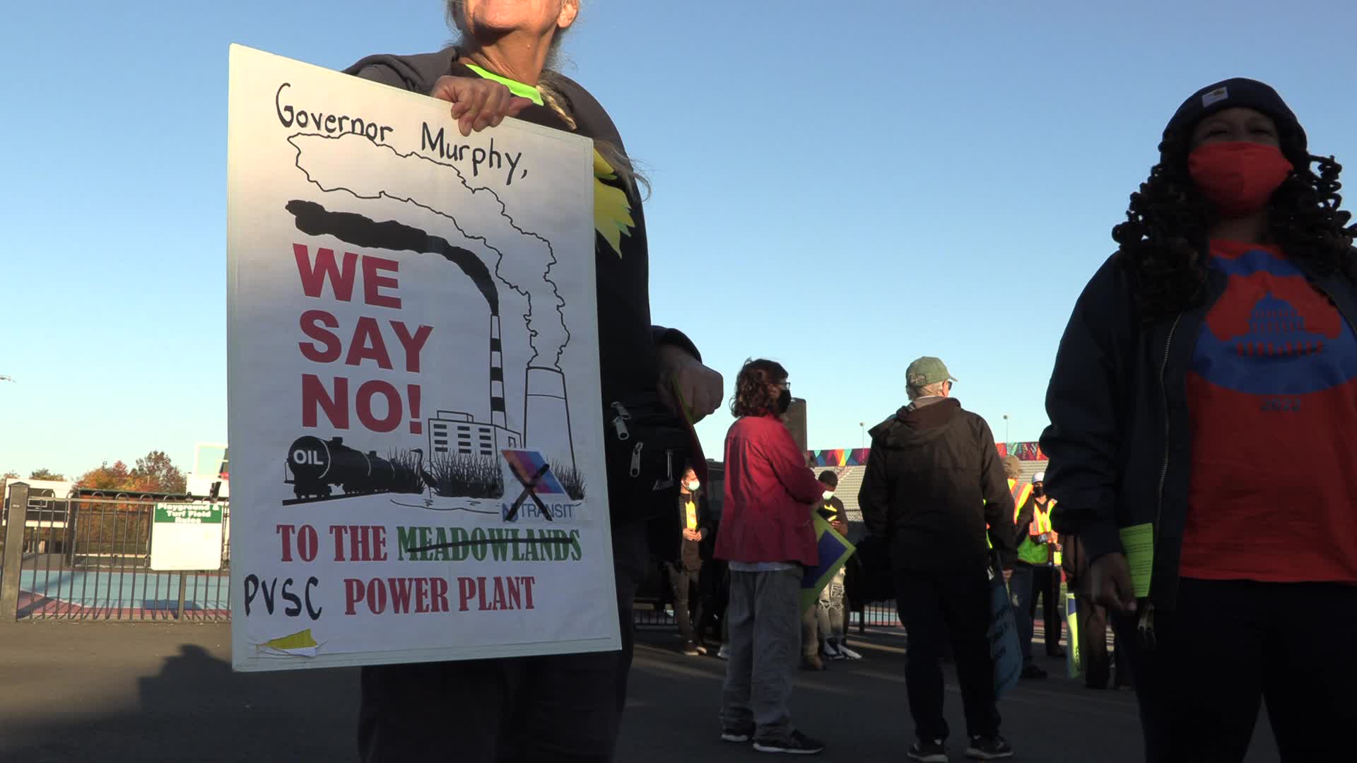 NJ: Newark residents protest new fracked gas power plant and call for clean air