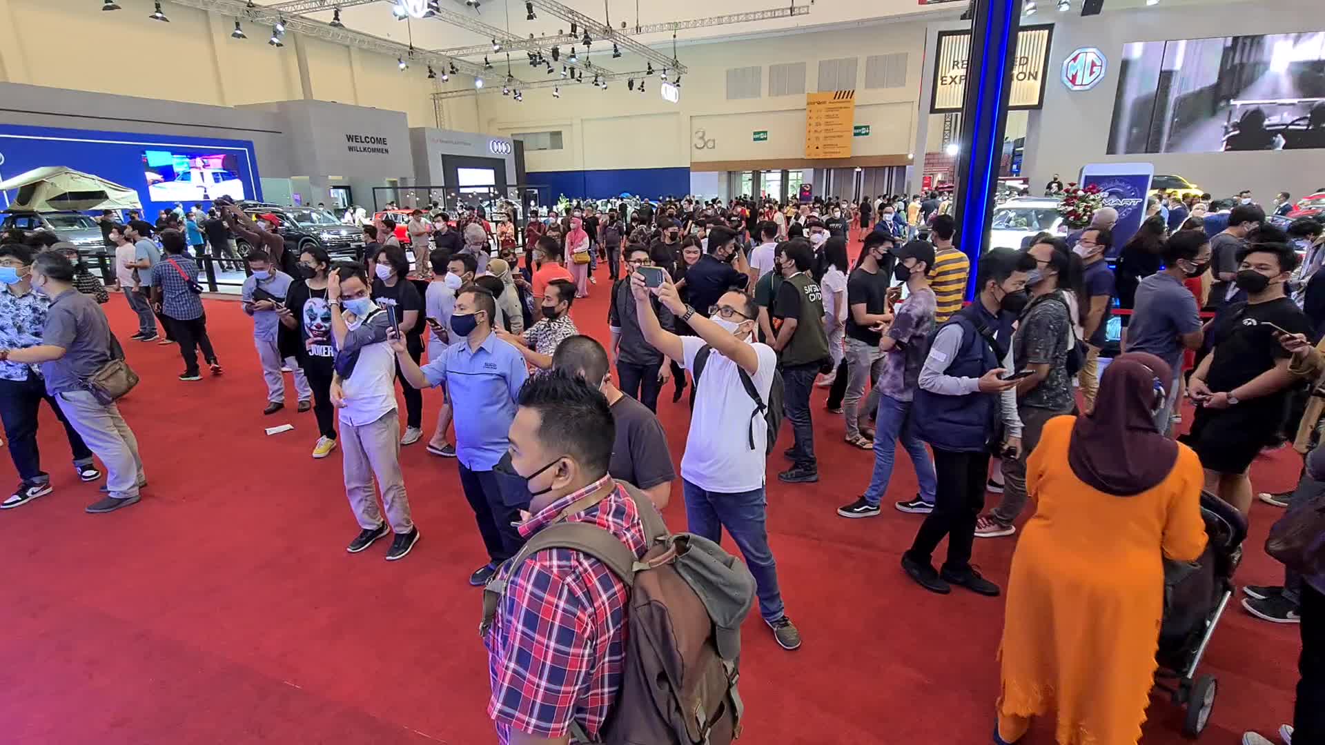 Indonesian Car Exhibition Amid The Covid-19 Pandemic