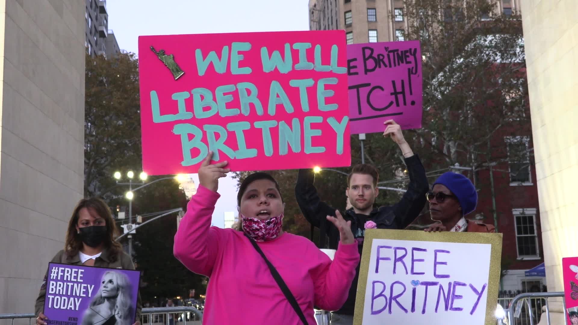 NYC: Rally to End Britney Spears Conservatorship