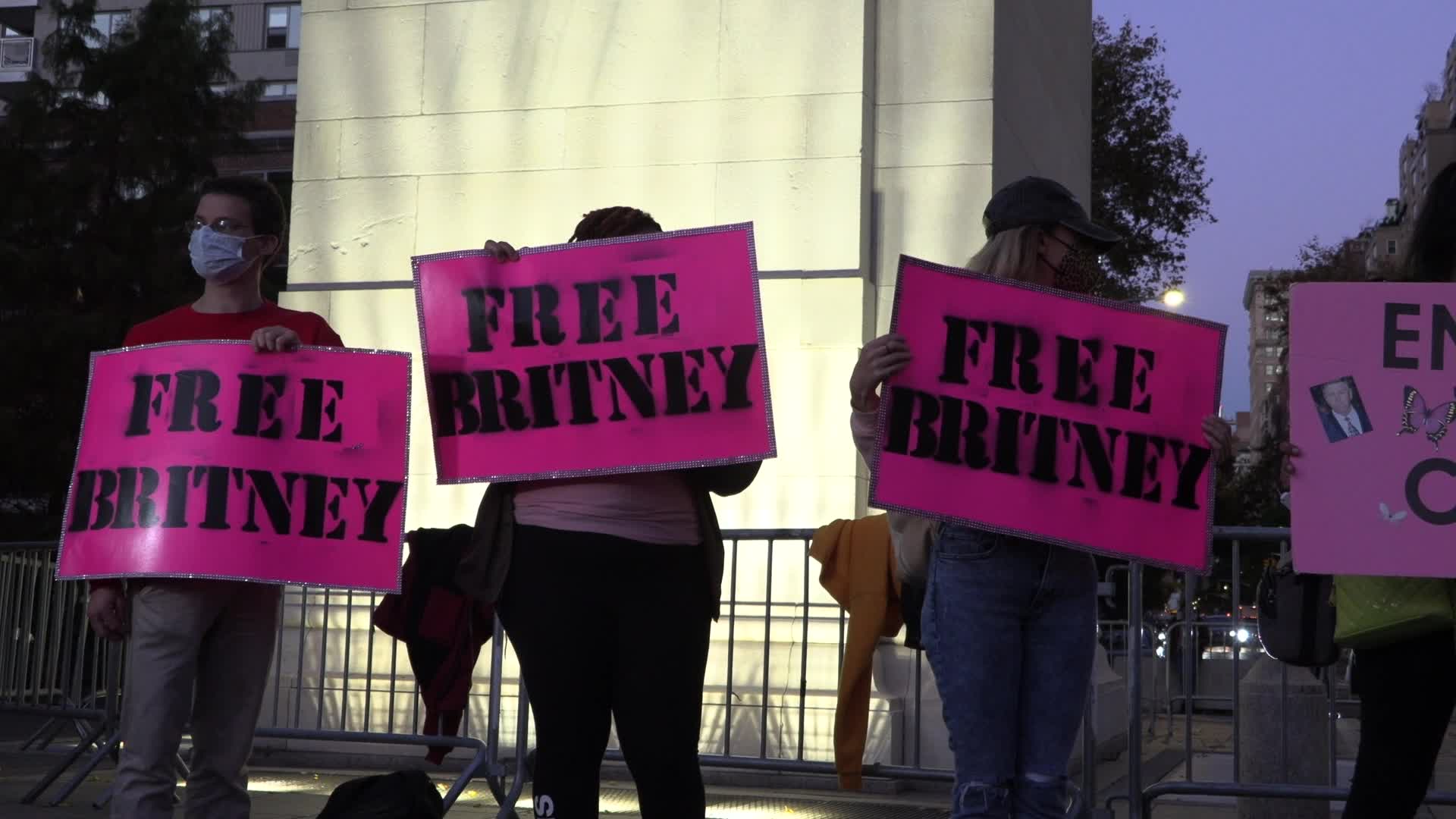 NYC: Rally to End Britney Spears Conservatorship