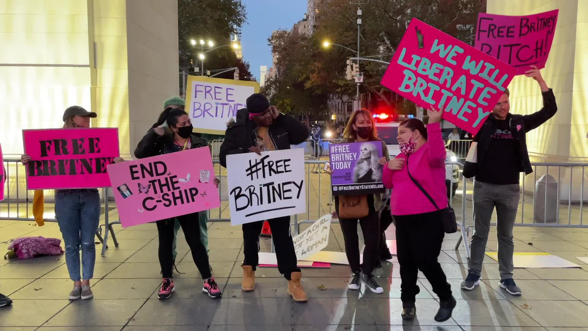 NYC: Rally to End Britney Spears Conservatorship