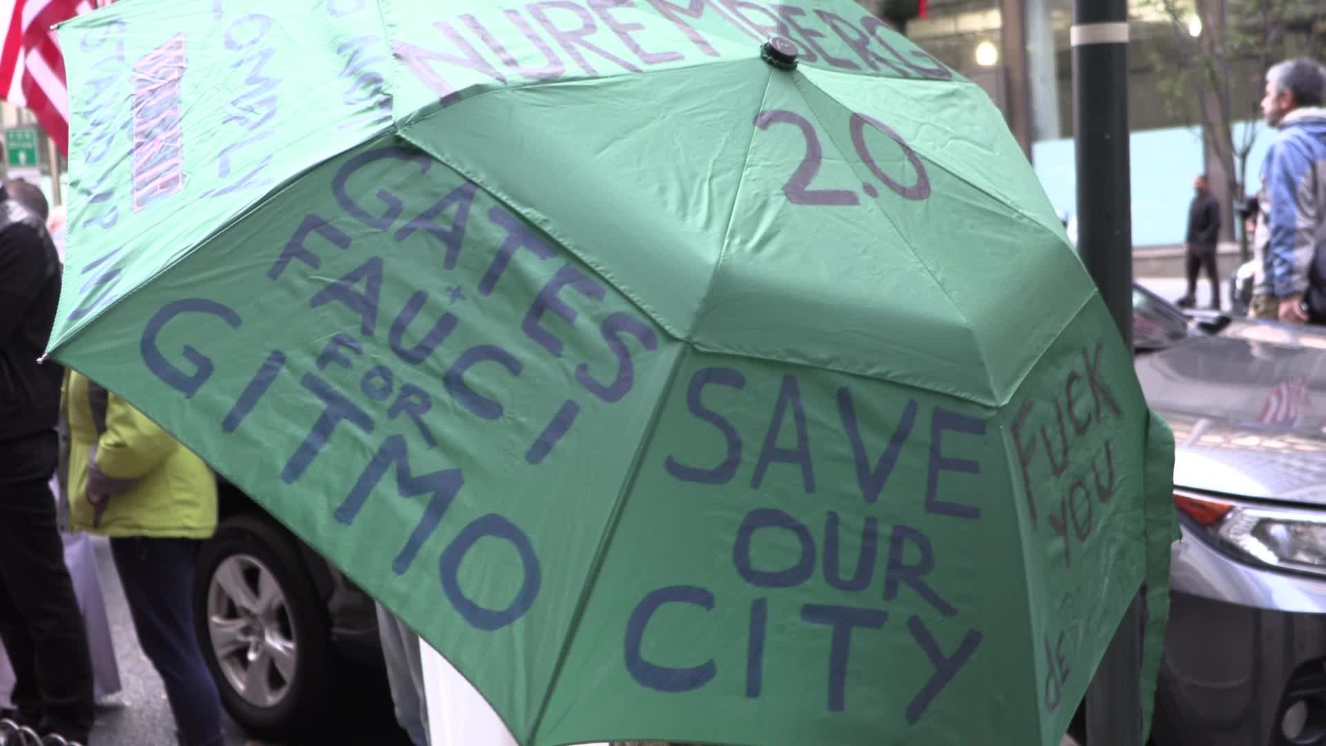 NYC: America First at Frontline Heroes Protest