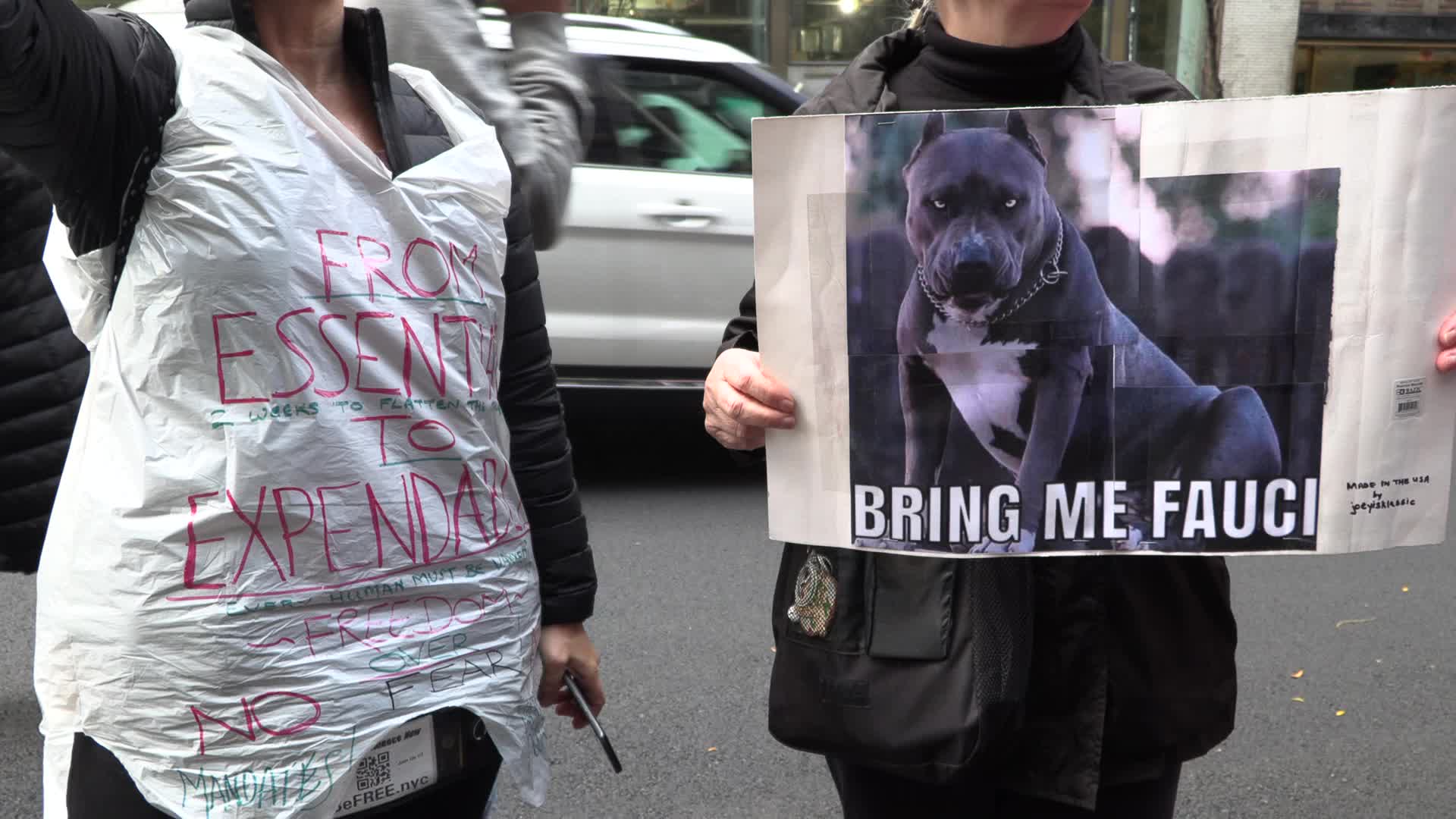 NYC: America First at Frontline Heroes Protest