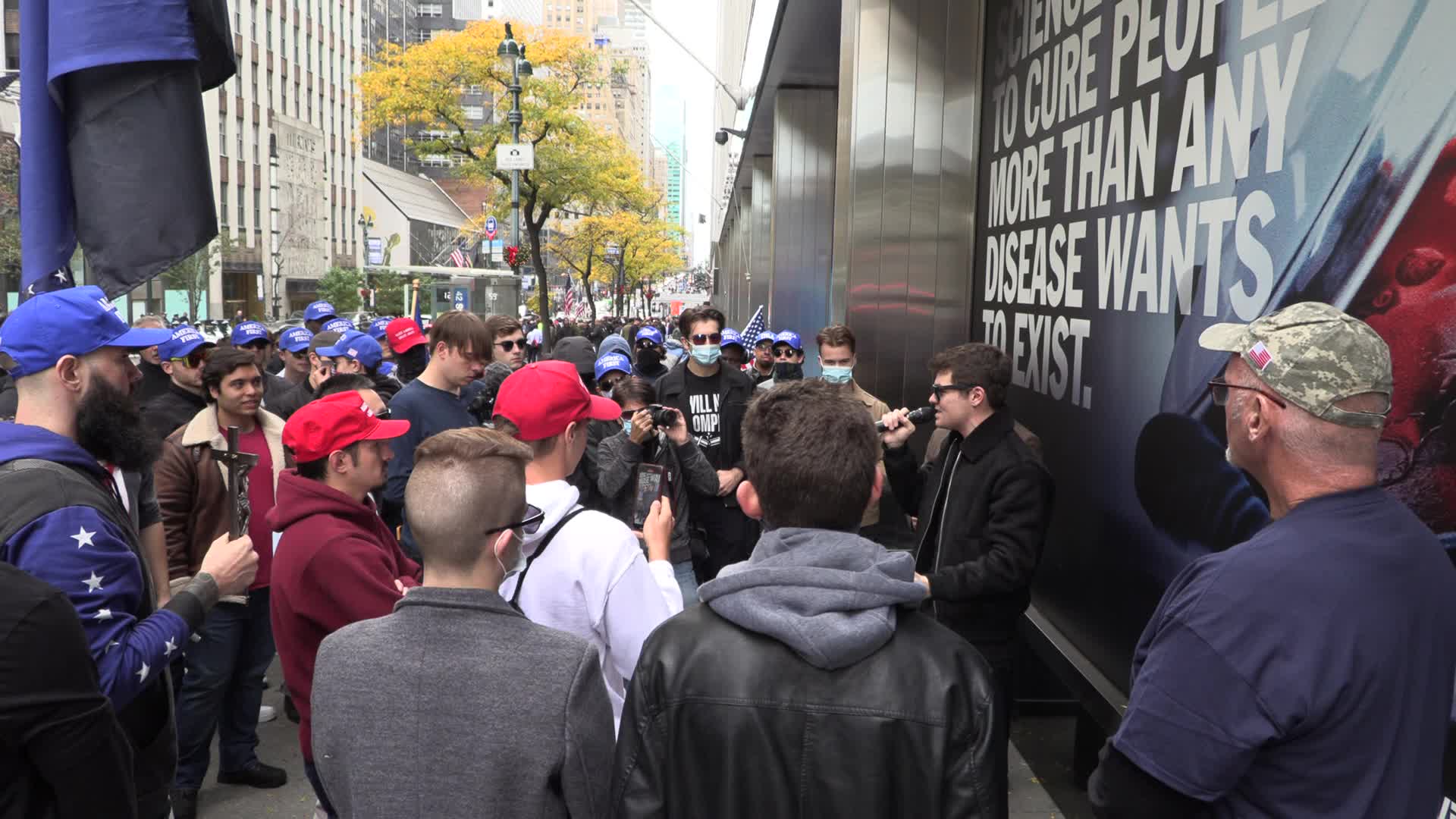NYC: America First at Frontline Heroes Pfizer Protest