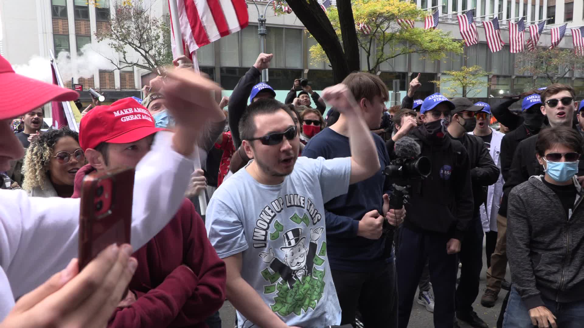NYC: America First at Frontline Heroes Pfizer Protest